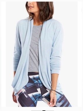 Lucy Enlightening Wrap Draped Front Cardigan size L